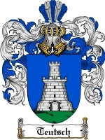 Teutsch coat of arms family crest download