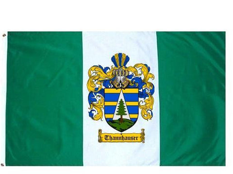 Thannhauser family crest coat of arms flag