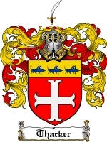 Thatcker coat of arms family crest download