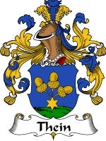 Thein coat of arms family crest download