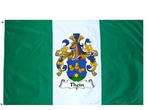 Thein family crest coat of arms flag