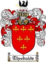 Theobalds coat of arms family crest download