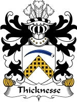 Thicknesse coat of arms family crest download