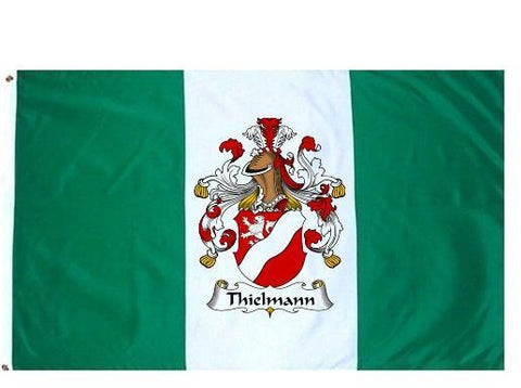 Thielmann family crest coat of arms flag