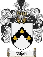 Tholi coat of arms family crest download