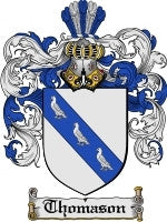 Thomason coat of arms family crest download