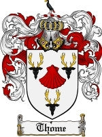 Thome coat of arms family crest download