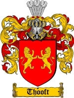Thooft Thooft family crest coat of arms emailed to you within 24 hours ...
