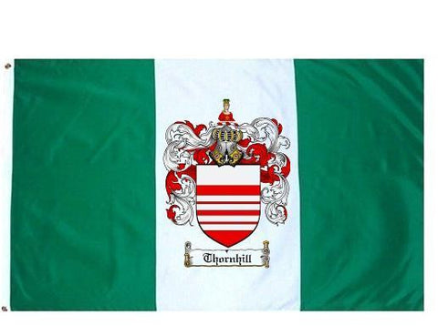 Thornhill family crest coat of arms flag