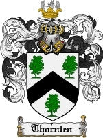 Thornten coat of arms family crest download