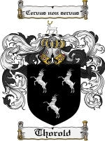 Thorold coat of arms family crest download
