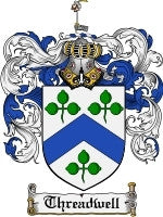 Threadwell coat of arms family crest download
