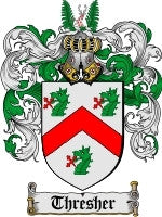 Thresher coat of arms family crest download