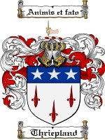 Thriepland coat of arms family crest download