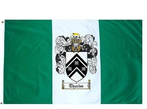 Thurles family crest coat of arms flag