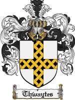 Thwaytes coat of arms family crest download
