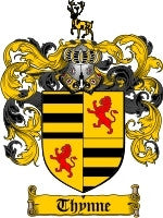 Thynne coat of arms family crest download