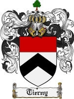 Tierny coat of arms family crest download