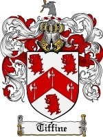 Tiffine coat of arms family crest download