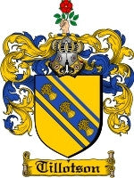Tillotson coat of arms family crest download