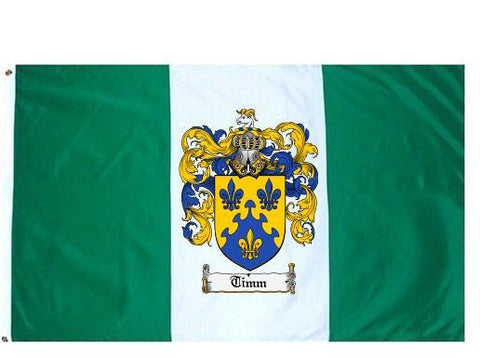 Timm family crest coat of arms flag