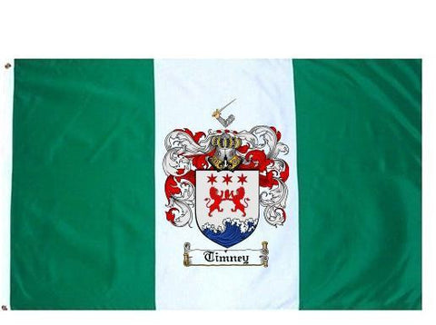 Timney family crest coat of arms flag