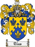 Tims coat of arms family crest download