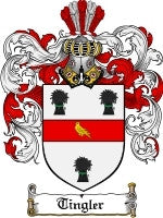 Tingler coat of arms family crest download