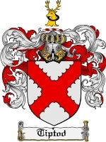 Tiptod coat of arms family crest download