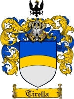 Tirella coat of arms family crest download