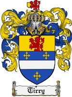 Tirry coat of arms family crest download