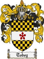 Tobey coat of arms family crest download