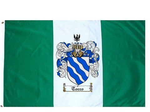 Tocco family crest coat of arms flag