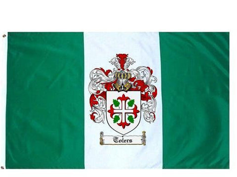 Tolers family crest coat of arms flag