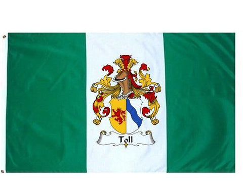 Toll family crest coat of arms flag