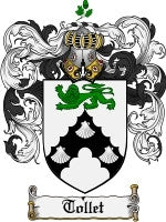 Tollet coat of arms family crest download