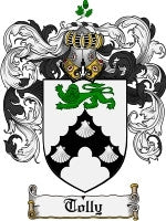 Tolly family crest coat of arms emailed to you within 24 hours – Family ...