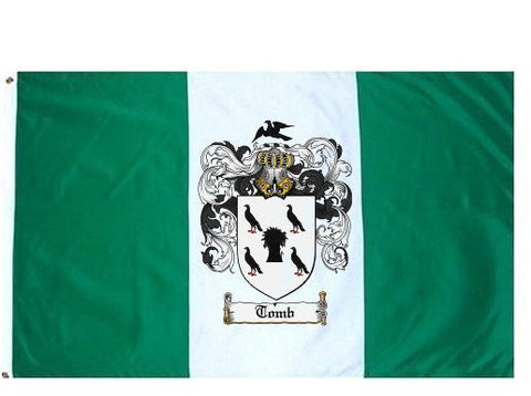 Tomb family crest coat of arms flag