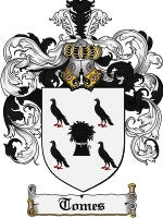 Tomes coat of arms family crest download