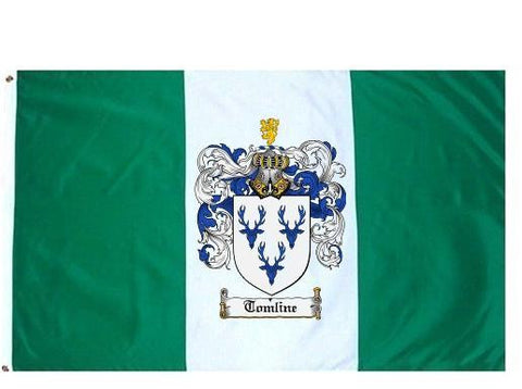 Tomline family crest coat of arms flag