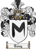 Tony coat of arms family crest download