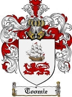 Toomie coat of arms family crest download