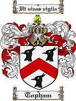 Topham coat of arms family crest download