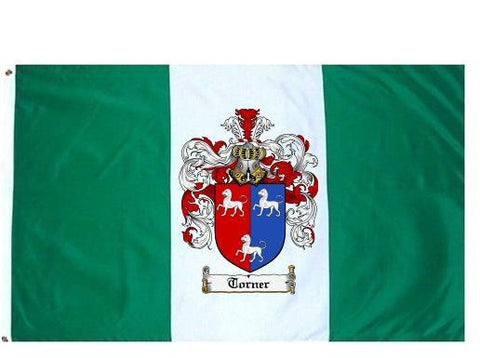 Torner family crest coat of arms flag