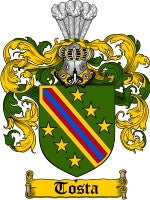 Tosta coat of arms family crest download