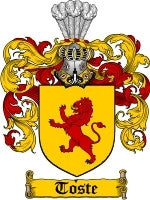 Toste coat of arms family crest download