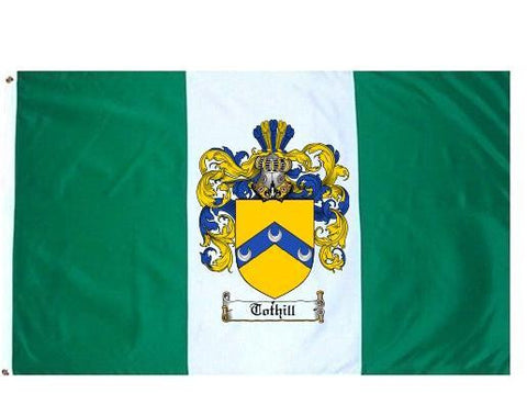Tothill family crest coat of arms flag
