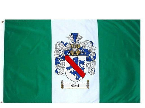 Tott family crest coat of arms flag