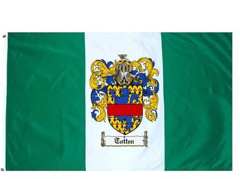 Totten family crest coat of arms flag