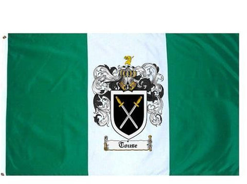 Touse family crest coat of arms flag
